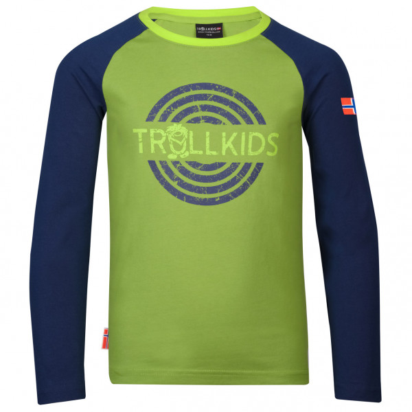 Trollkids - Kid's Preikestolen Longsleeve - Longsleeve Gr 104 grün von Trollkids