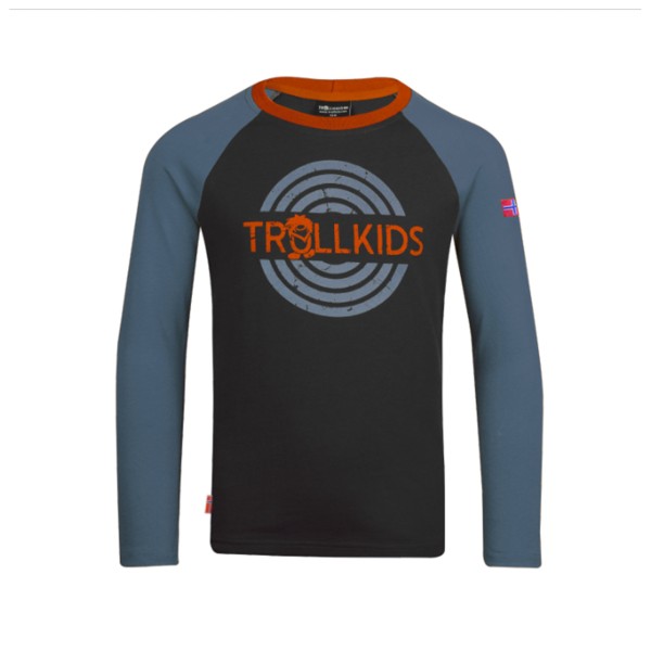 Trollkids - Kid's Preikestolen Longsleeve - Longsleeve Gr 110 schwarz von Trollkids