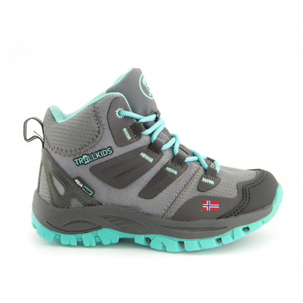 Trollkids - Kid's Rondane Hiker Mid - Wanderschuhe Gr 29 grau von Trollkids