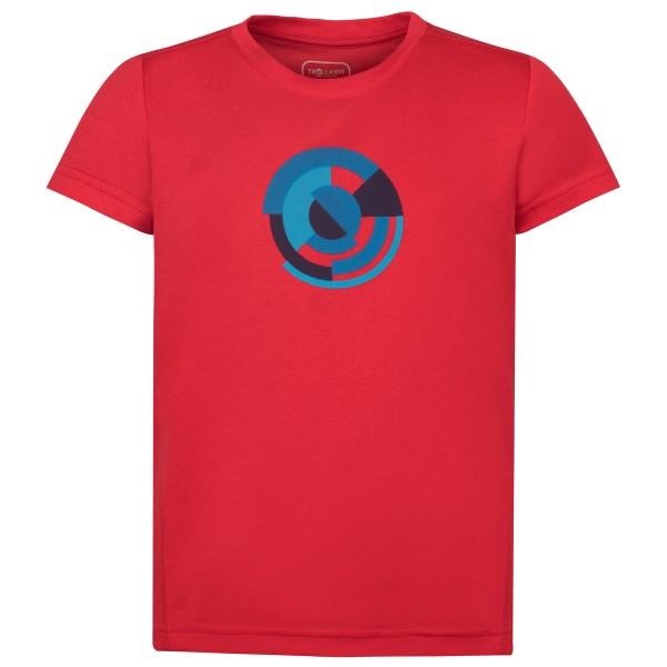 Trollkids - Kid's Sognefjord T-Shirt - Funktionsshirt Gr 98 rot von Trollkids