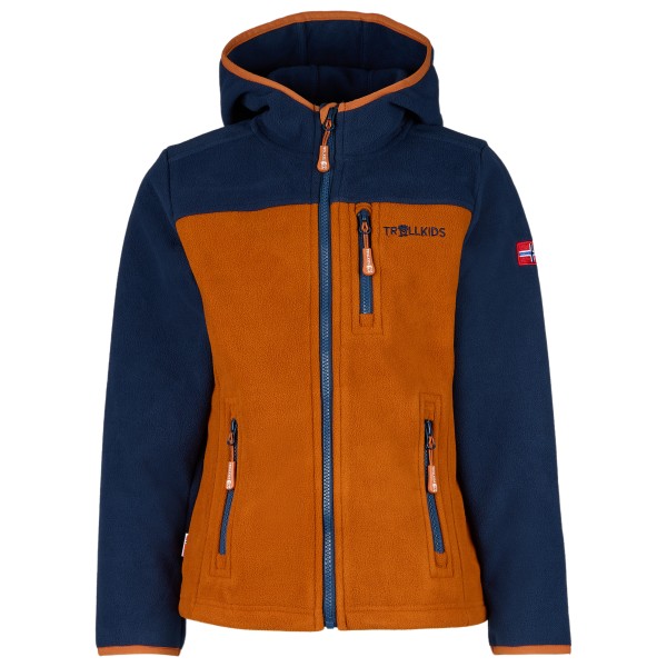 Trollkids - Kid's Stavanger Jacket - Fleecejacke Gr 128 blau von Trollkids