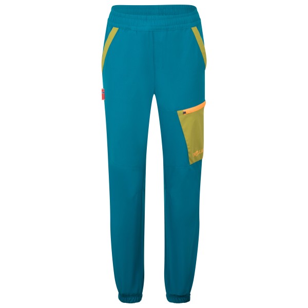 Trollkids - Kid's Steinkjer Pants - Trekkinghose Gr 116 türkis von Trollkids