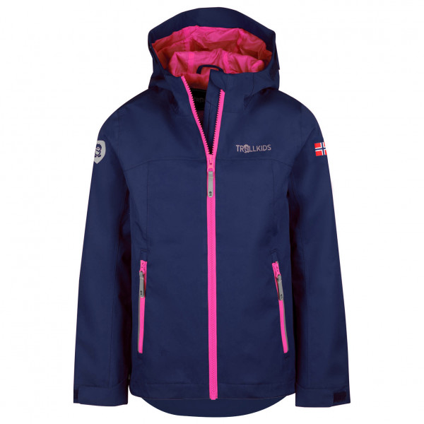 Trollkids - Kid's Telemark Jacket - Regenjacke Gr 164 blau von Trollkids