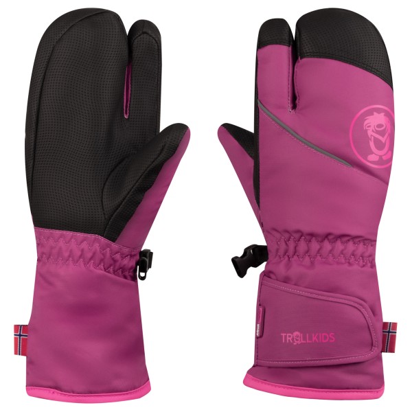 Trollkids - Kid's Troll 3 Finger Glove - Handschuhe Gr 4,5 - 7-8 Years lila von Trollkids