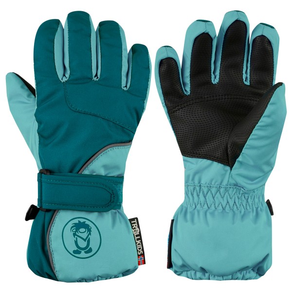 Trollkids - Kid's Troll Glove - Handschuhe Gr 6 - 11-12 Years türkis von Trollkids