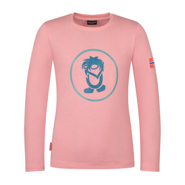 Trollkids - Kid's Troll - Longsleeve Gr 128 rosa von Trollkids