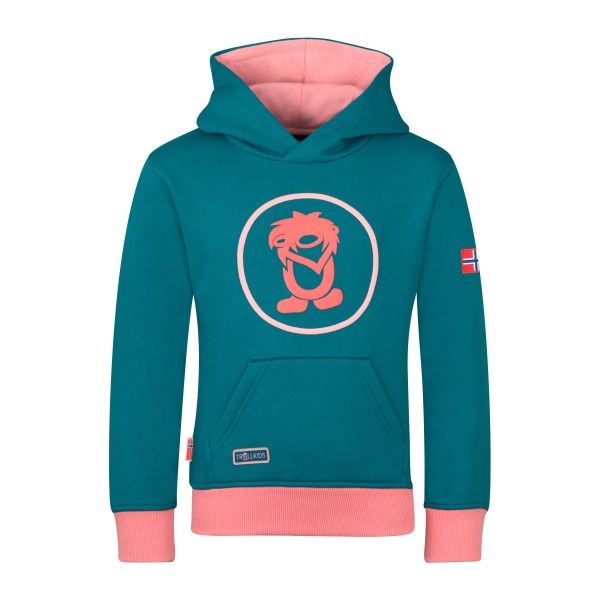 Trollkids - Kid's Troll Sweater - Hoodie Gr 140 türkis von Trollkids