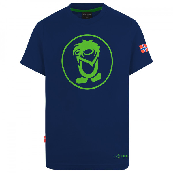 Trollkids - Kid's Troll T - T-Shirt Gr 140 blau von Trollkids