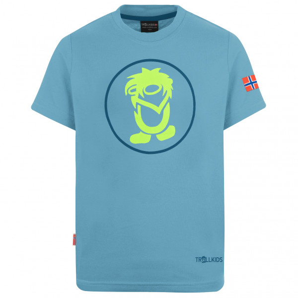 Trollkids - Kid's Troll T - T-Shirt Gr 140 türkis von Trollkids