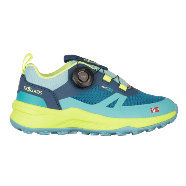Trollkids - Kid's Trollfjord Hiker Low XT - Multisportschuhe Gr 34 türkis Trollkids - Kid's Trollfjord Hiker Low XT - Multisportschuhe Gr 34 türkis von Trollkids