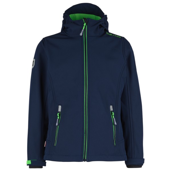 Trollkids - Kid's Trollfjord Jacket - Softshelljacke Gr 104 blau von Trollkids