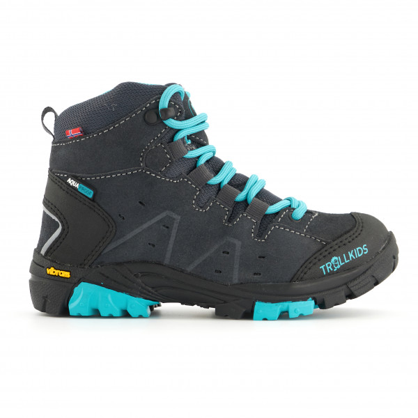 Trollkids - Kid's Trollsteinen Hiker Mid - Wanderschuhe Gr 28 grau von Trollkids