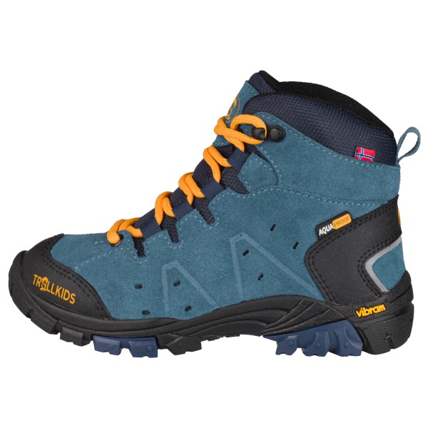 Trollkids - Kid's Trollsteinen Hiker Mid - Wanderschuhe Gr 29 blau von Trollkids