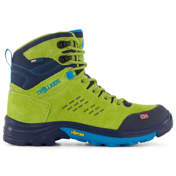 Trollkids - Kid's Trollsteinen Hiker Mid XT - Wanderschuhe Gr 32 oliv/blau Trollkids - Kid's Trollsteinen Hiker Mid XT - Wanderschuhe Gr 32 oliv/blau von Trollkids