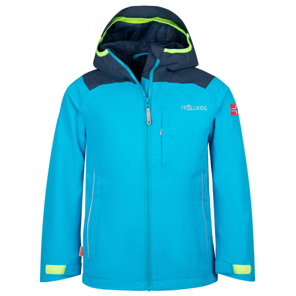 Trollkids - Kids Bergen Jacket - Regenjacke Gr 152 blau von Trollkids