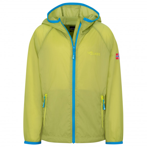 Trollkids - Kids Fjell Running Jacket - Windjacke Gr 104 oliv von Trollkids