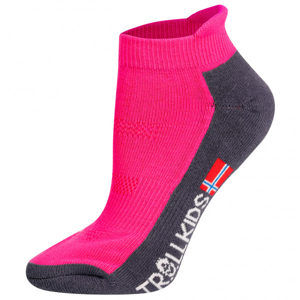 Trollkids - Kids Hiking Low Cut Socks II - Multifunktionssocken Gr 27-30 rosa von Trollkids