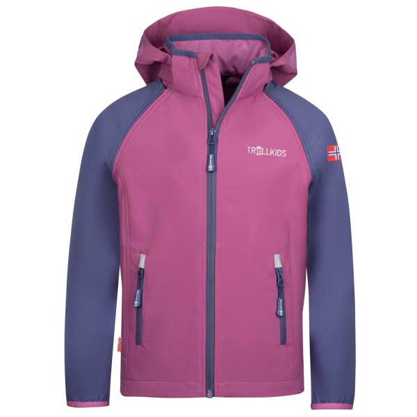 Trollkids - Kids Rondane Zip Off Jacket XT - Softshelljacke Gr 92 lila von Trollkids
