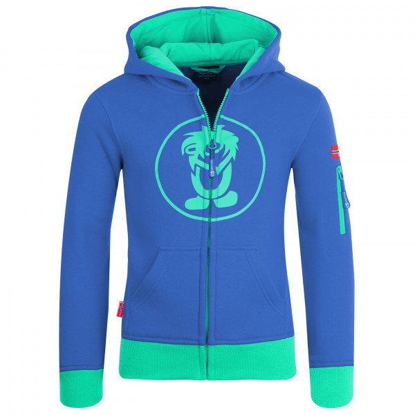 Trollkids - Kids Sortland Jacket - Hoodie Gr 140 blau von Trollkids