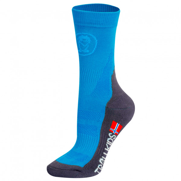 Trollkids - Kids Trekking Mid Cut Socks II - Wandersocken Gr 23-26 blau von Trollkids