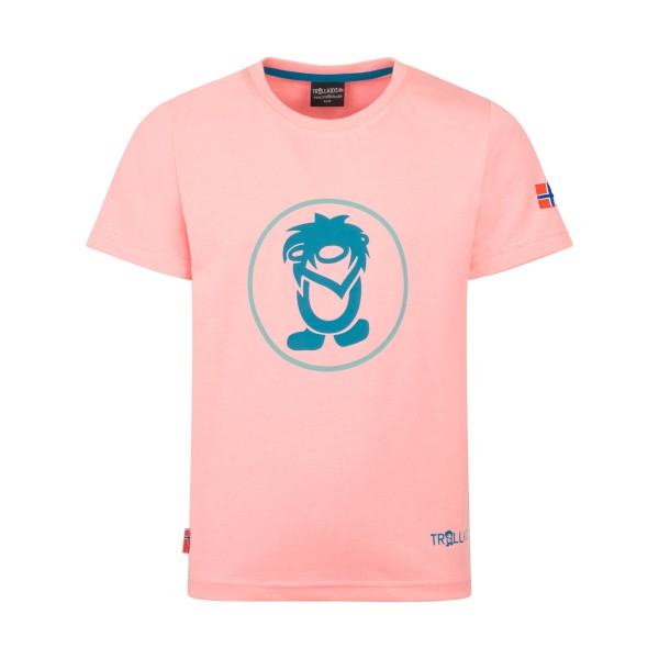 Trollkids - Kids Troll T XT - T-Shirt Gr 104 rosa von Trollkids