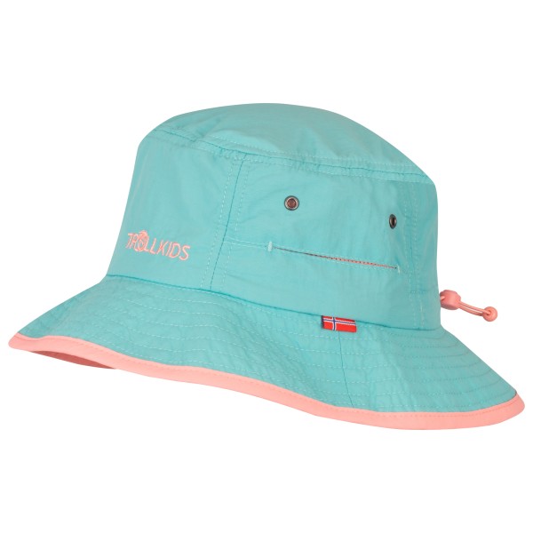 Trollkids - Kids Trollfjord Hat - Hut Gr 52-56 cm - 6-12 Years türkis von Trollkids