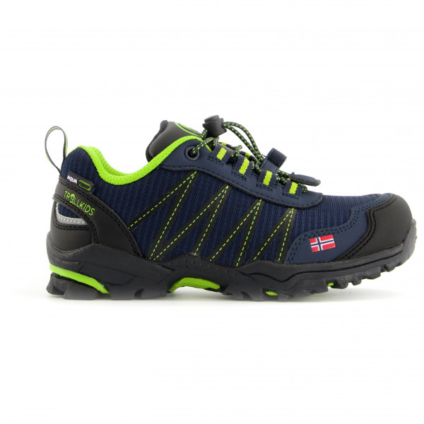 Trollkids - Kids Trolltunga Hiker Low - Multisportschuhe Gr 28 blau von Trollkids