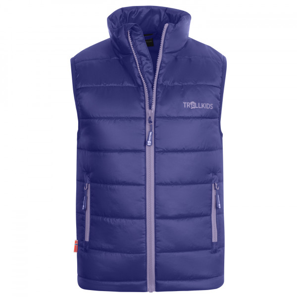 Trollkids - Kids Trondheim Vest - Kunstfasergilet Gr 116 blau von Trollkids