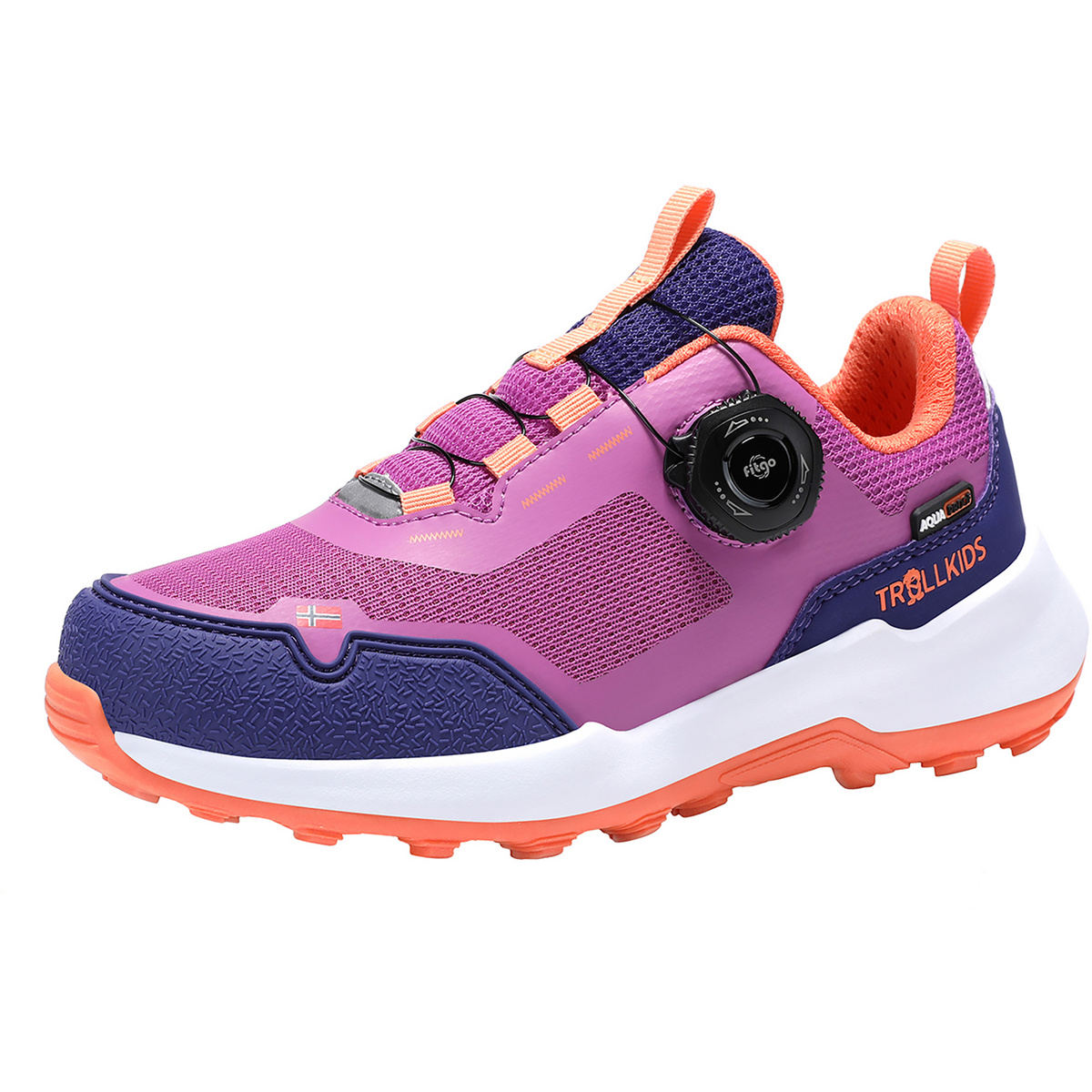 Trollkids Kinder Trollfjord Hiker Low Schuhe von Trollkids