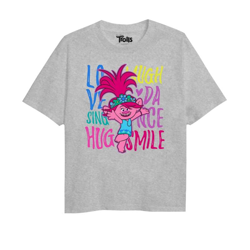 Love Laugh Sing Tshirt Mädchen Grau 104 von Trolls