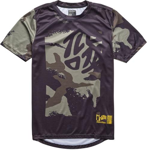 Troy Lee Designs Flowline SS Jersey - Condfined schwarz (Grösse: M) von Troy Lee Designs