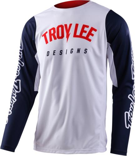 Troy Lee Designs GP PRO Jersey Boltz - weiss-navy blue (Grösse: 2XL) von Troy Lee Designs