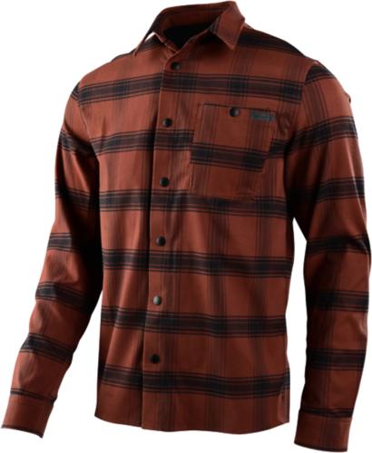 Troy Lee Designs Grind Flannel Stripe - Russet Russet (Grösse: M) von Troy Lee Designs