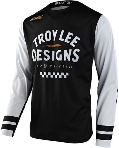 Troy Lee Designs SCOUT GP Jersey - Ride On schwarz-weiss (Grösse: 2XL) von Troy Lee Designs