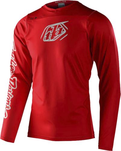 Troy Lee Designs Skyline LS Chill Jersey - Iconic Fiery Red (Grösse: L) von Troy Lee Designs