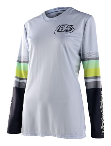 Troy Lee Designs Womens GP Jersey Warped - weiss (Grösse: L) von Troy Lee Designs