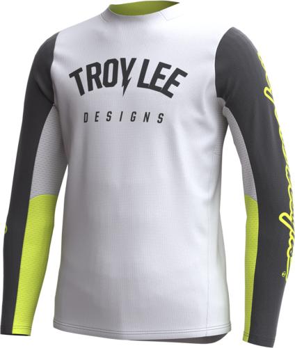 Troy Lee Designs Youth GP PRO Jersey Boltz - grau-fluogelb (Grösse: M) von Troy Lee Designs