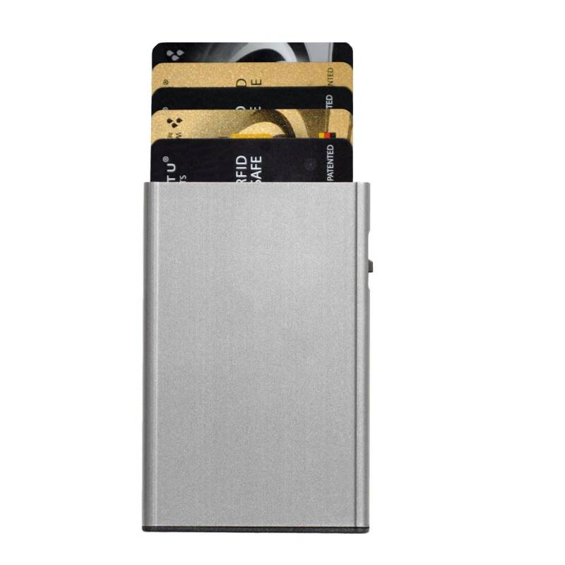 Karten Etui Click & Slide Silver Arrow Damen Silber ONE SIZE von Tru Virtu