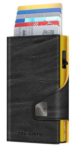 Wallet Click & Slide Caramba-gelb, Gold Herren Schwarz ONE SIZE von HOFLER