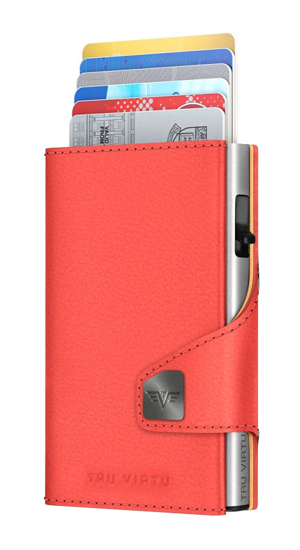 Wallet C&S Vegan Bio Apple Coral, silber von Tru Virtu