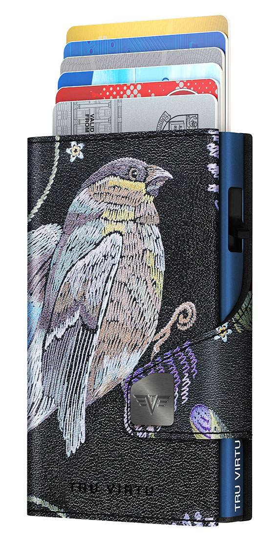 Wallet CLICK & slide Bird & Clover, Titan von Tru Virtu