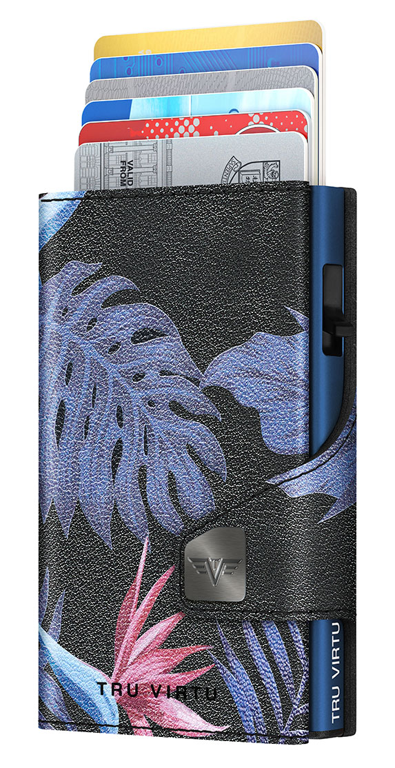 Wallet CLICK & slide Strelitzia & Fern, Titan von Tru Virtu