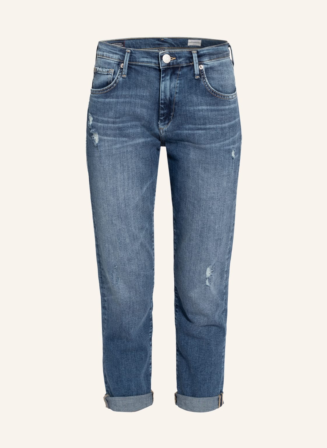 True Religion Boyfriend-Jeans blau von True Religion