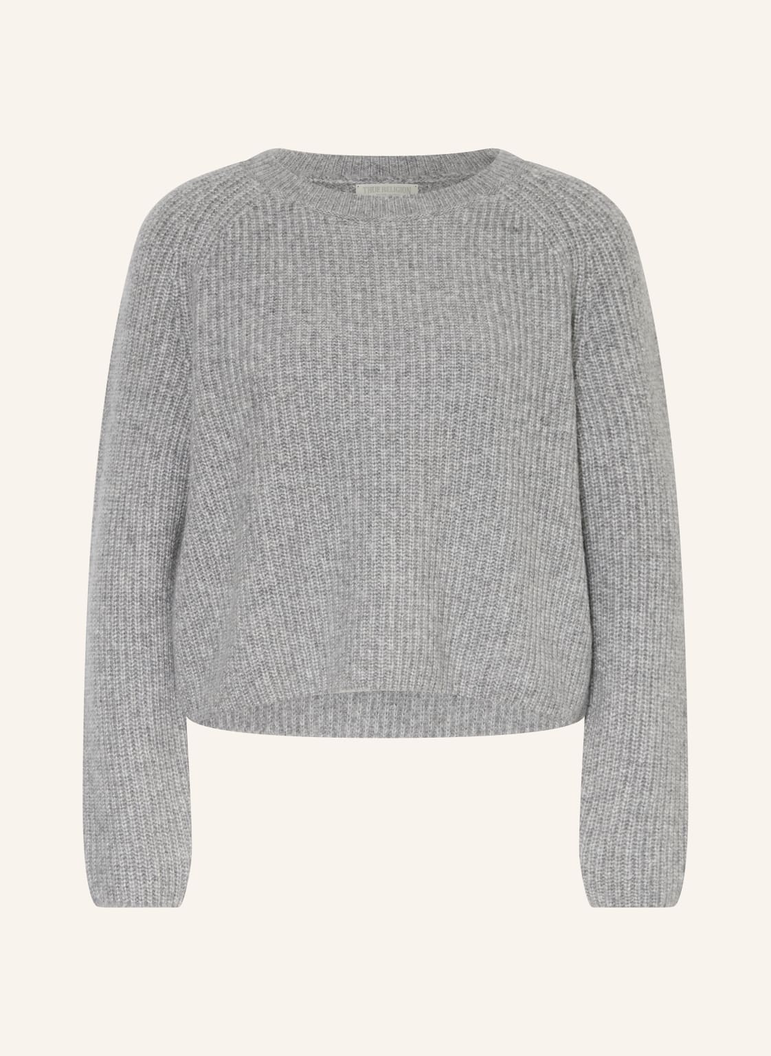 True Religion Cropped-Pullover grau von True Religion