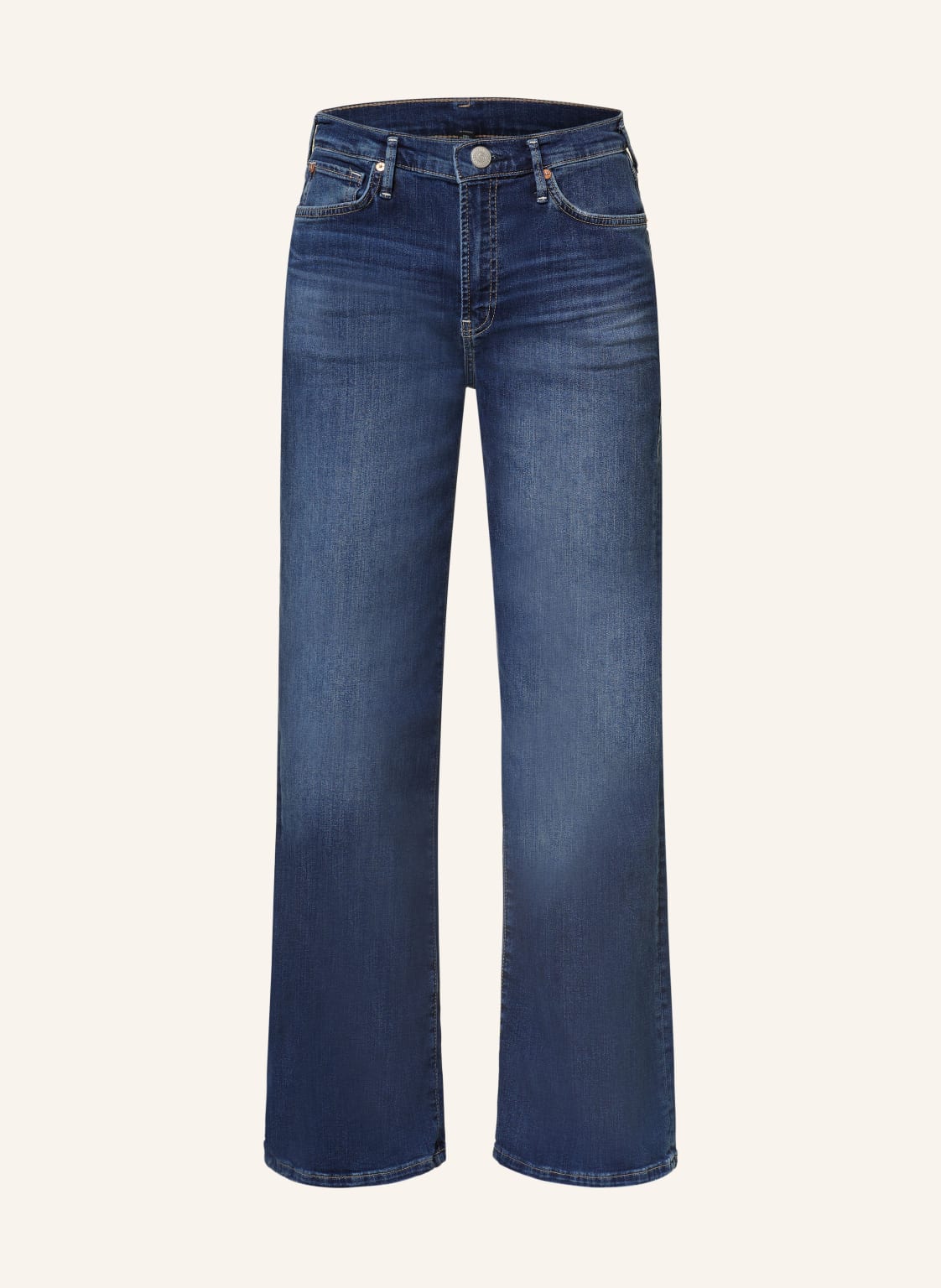 True Religion Flared Jeans Lin blau von True Religion