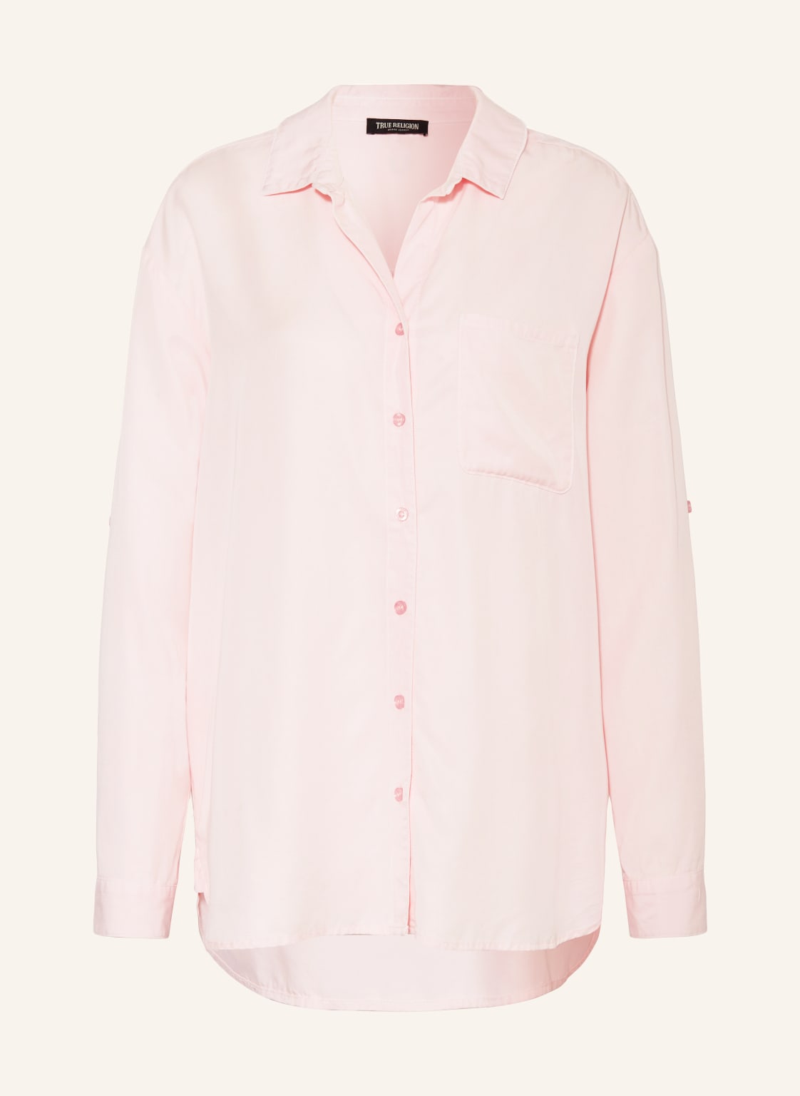 True Religion Oversized-Bluse pink von True Religion