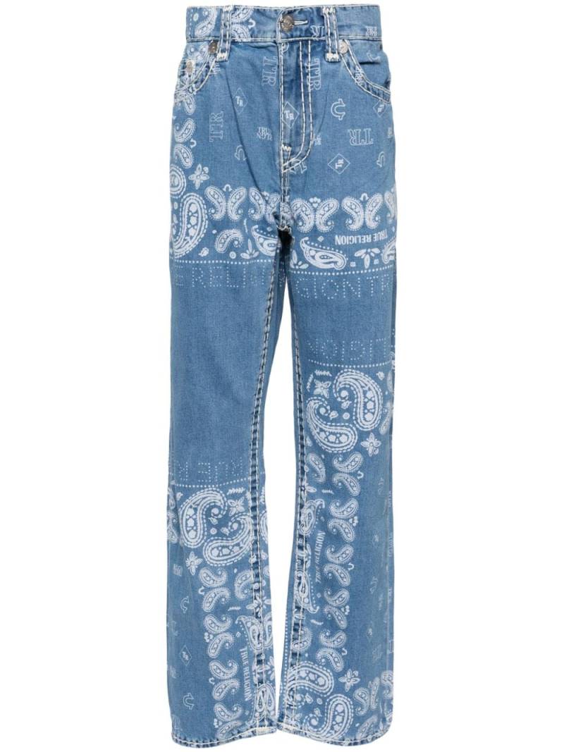 True Religion bobby bandana jeans - Blue von True Religion