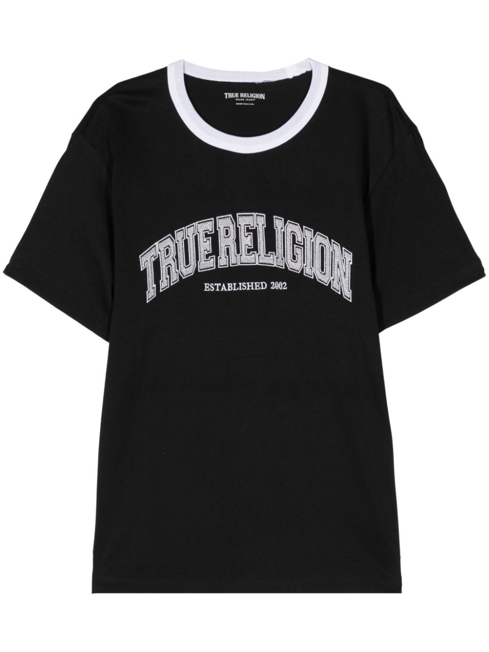 True Religion logo-print cotton T-shirt - Black von True Religion