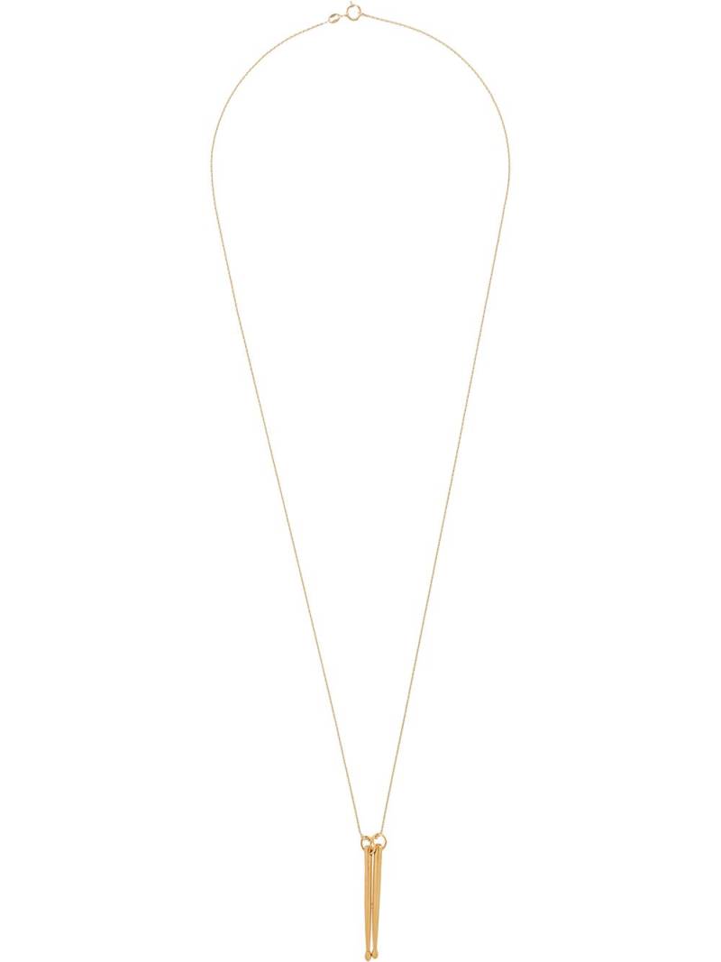 True Rocks Brad drumsticks necklace - Gold von True Rocks