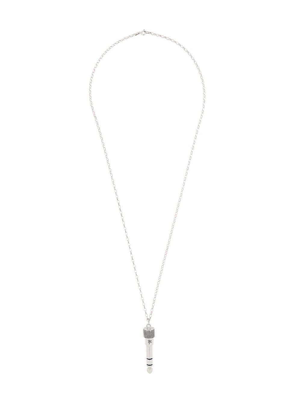 True Rocks Jack Plug chain necklace - Metallic von True Rocks